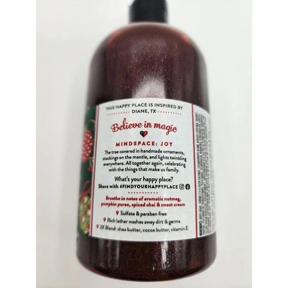 Home for the Holidays Bath Shower Gel Nutmeg Sweet Cream 12oz